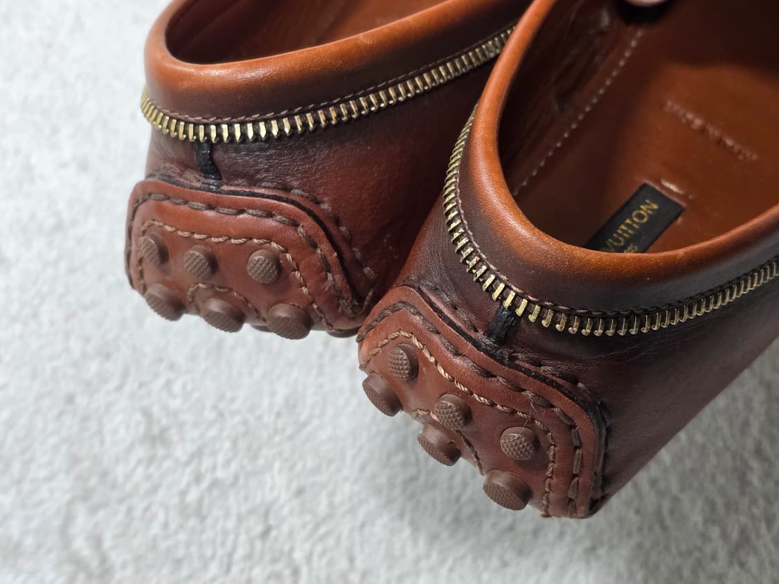 루이비통 브라운 레더 집 테일 옥스포드 로퍼 37사이즈  상품이미지8