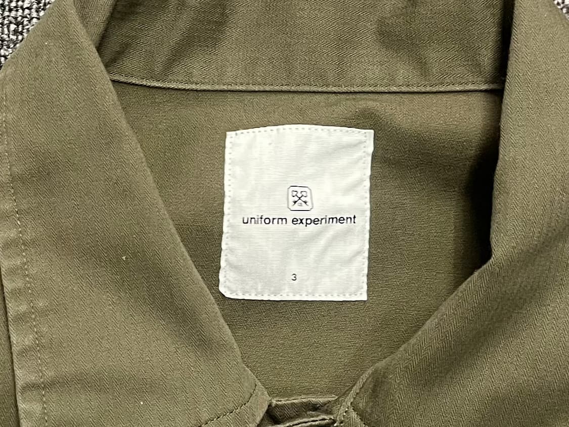 [100] 유니폼 엑스페리먼트 밀리터리 셔츠  상품이미지5