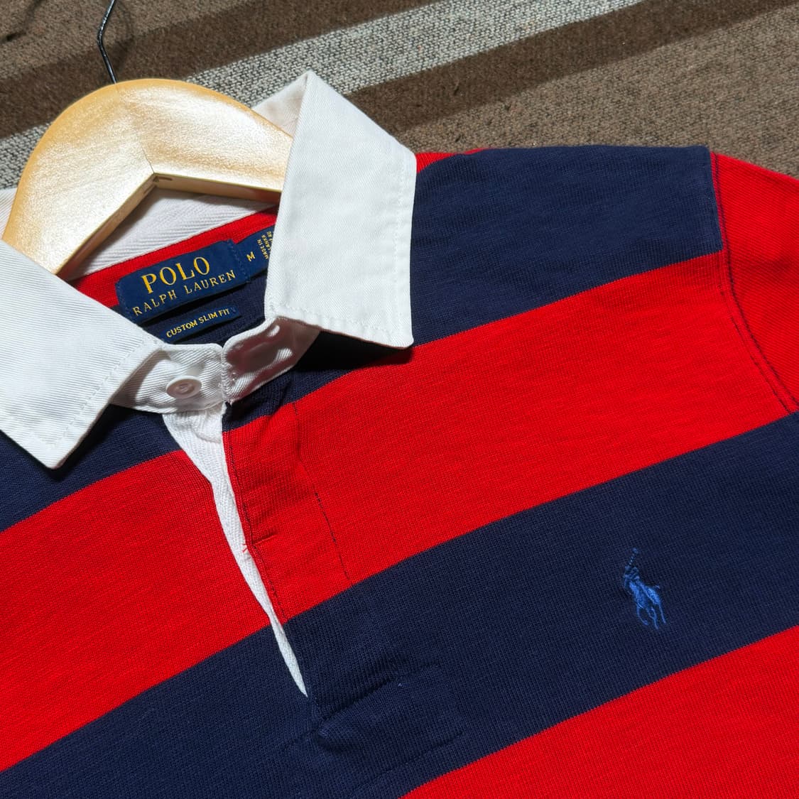 폴로랄프로렌 반팔 럭비 셔츠 M 상품이미지2