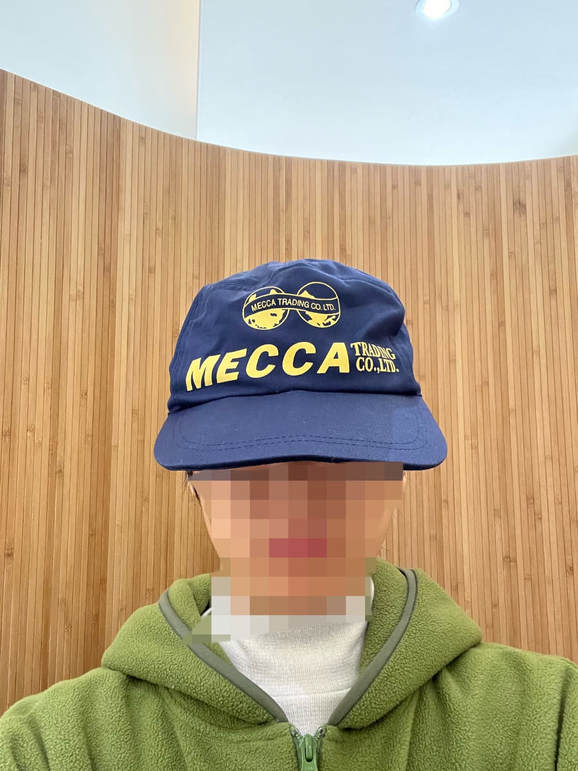 일본빈티지 모자 MECCA TRADING 네이비 판매 상품이미지5