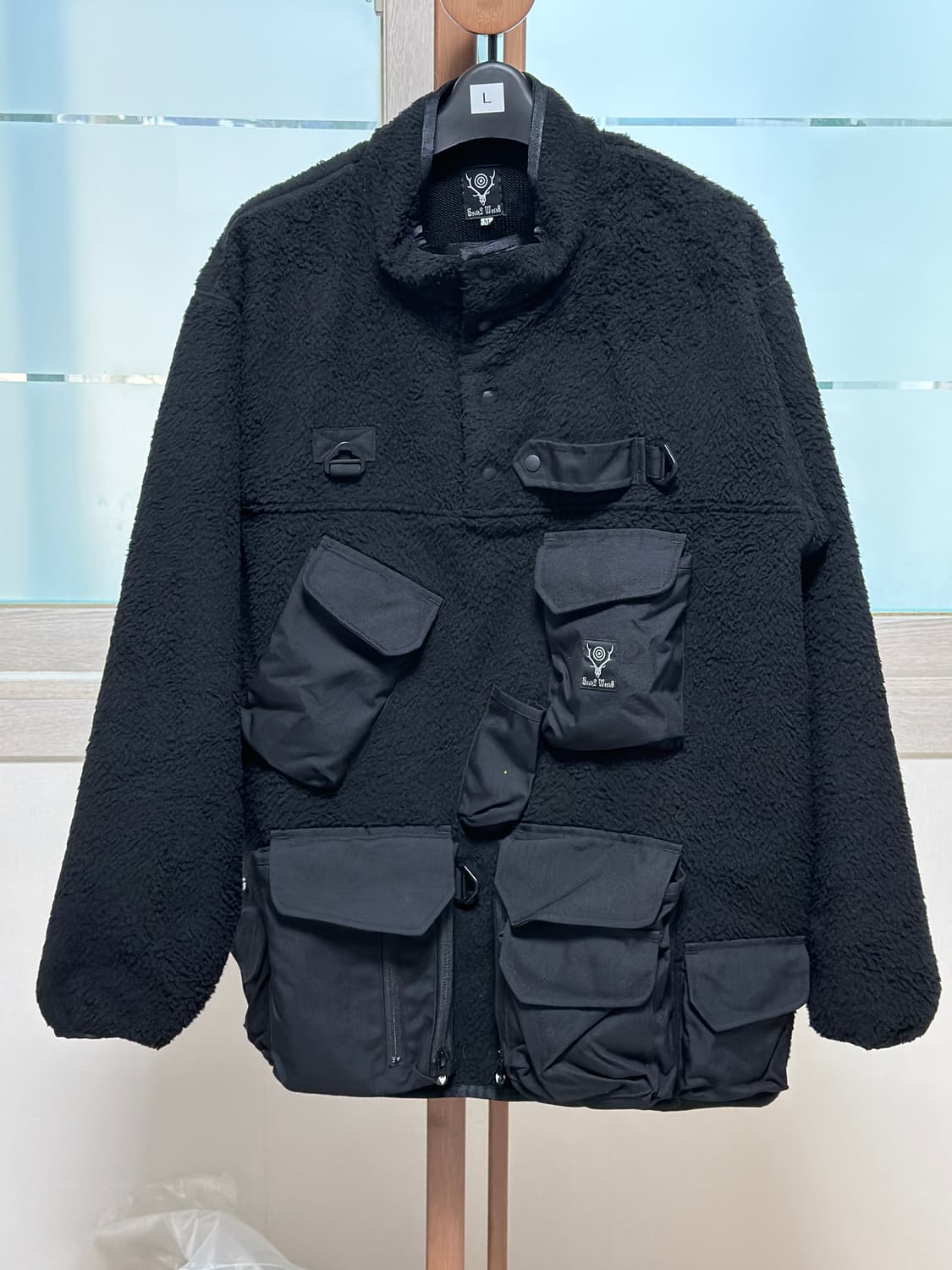 남이서팔 텐카라 풀오버 플리스: 블랙 / M 상품이미지1