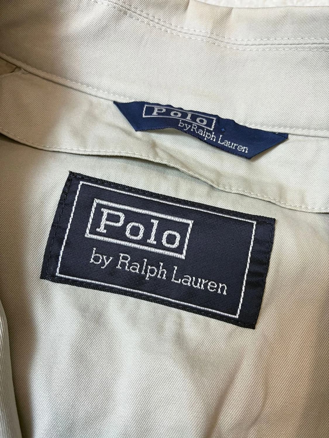 폴로 랄프로렌 00's 재팬 오버 싱글 트렌치 코트 PN7535 상품이미지7