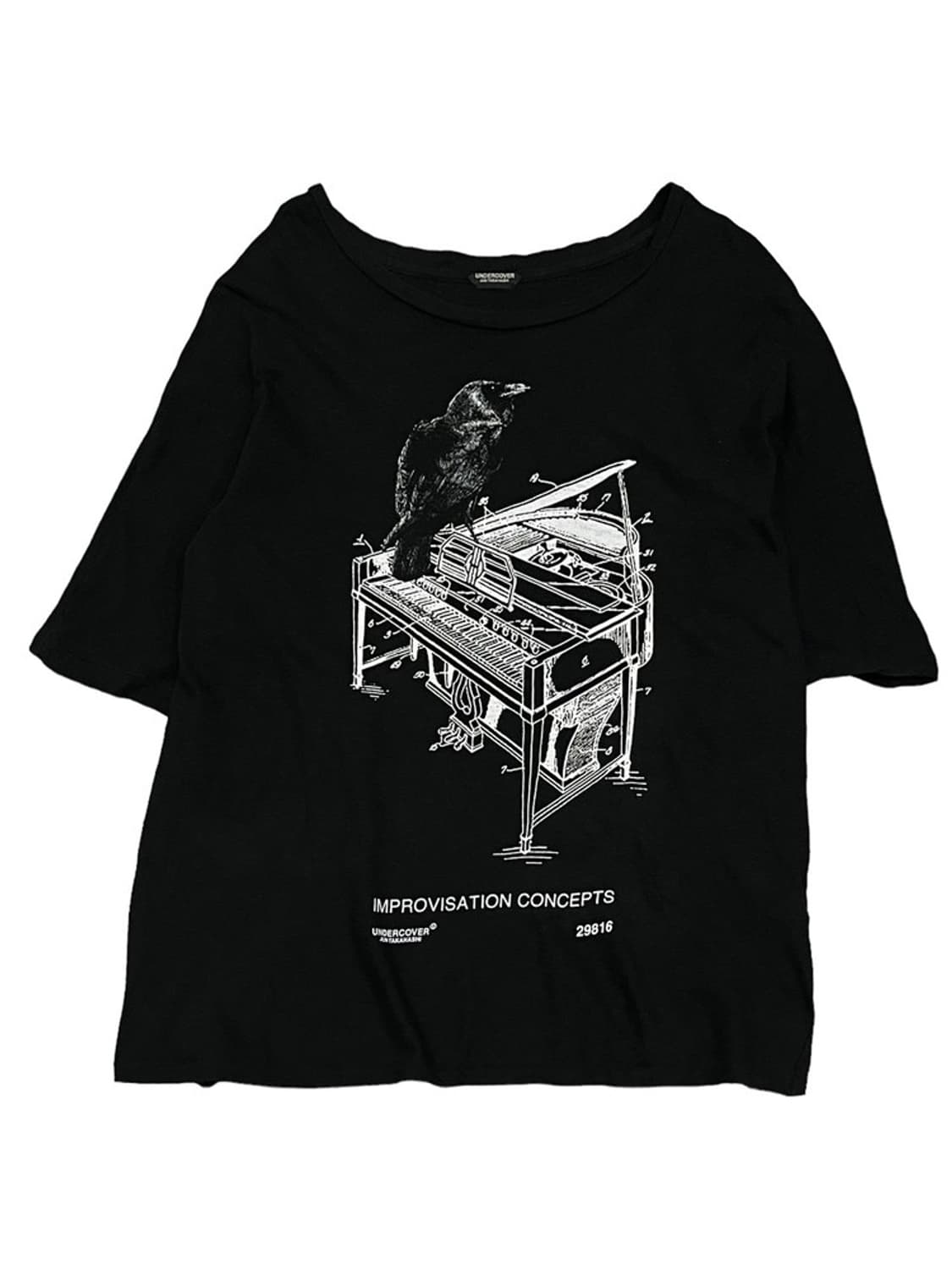 [3] 언더커버 UCS3813 티셔츠 블랙 상품이미지1