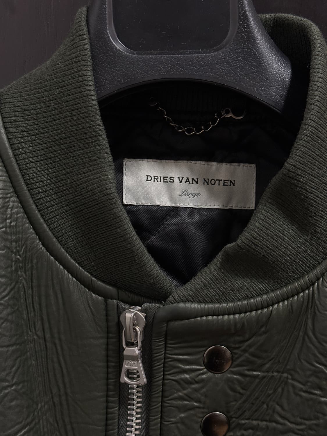 드리스반노튼 크링클 봄버 / L사이즈 상품이미지4