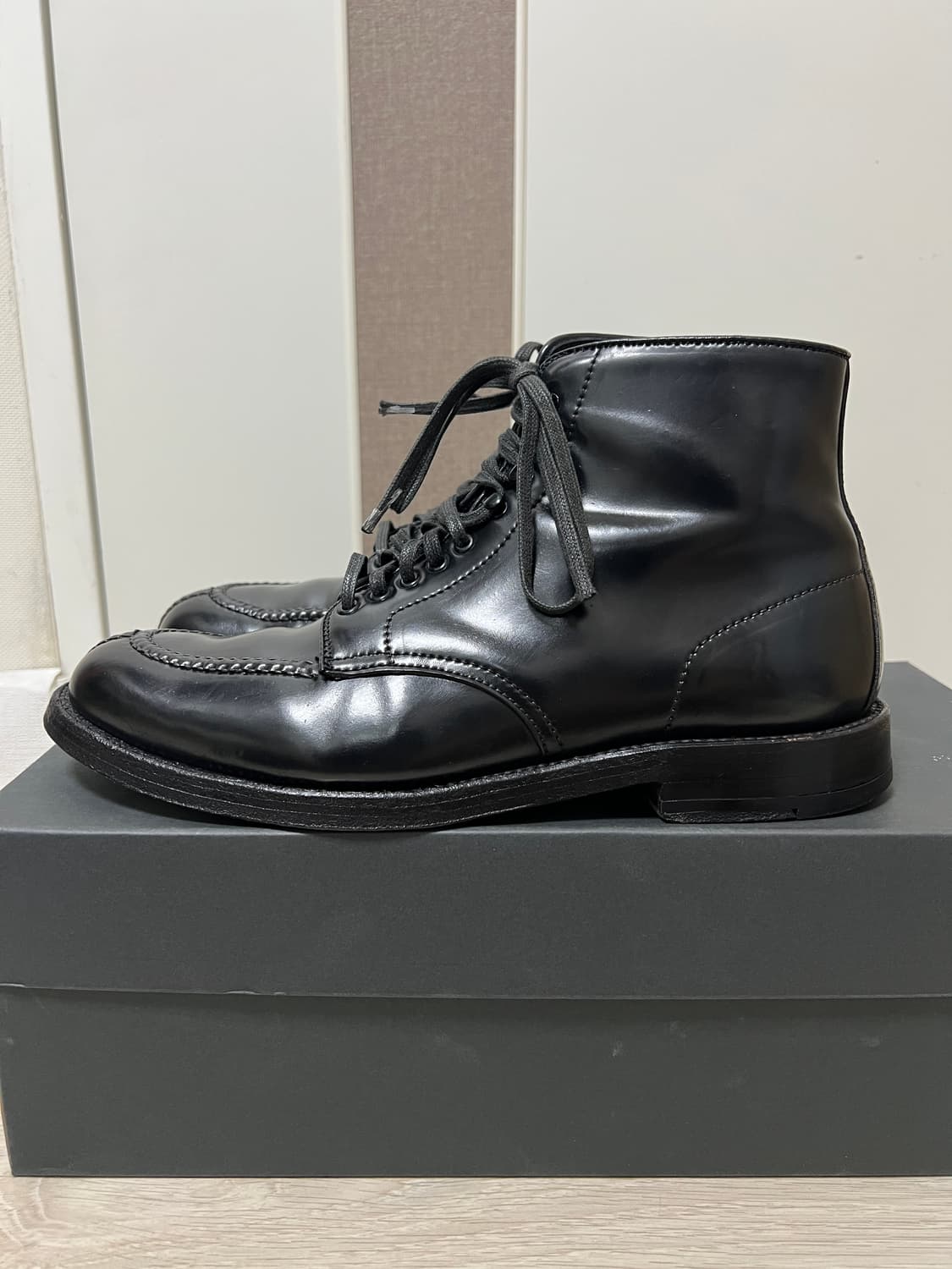 알든 탱커부츠 블랙 코도반 7.5e 상품이미지3