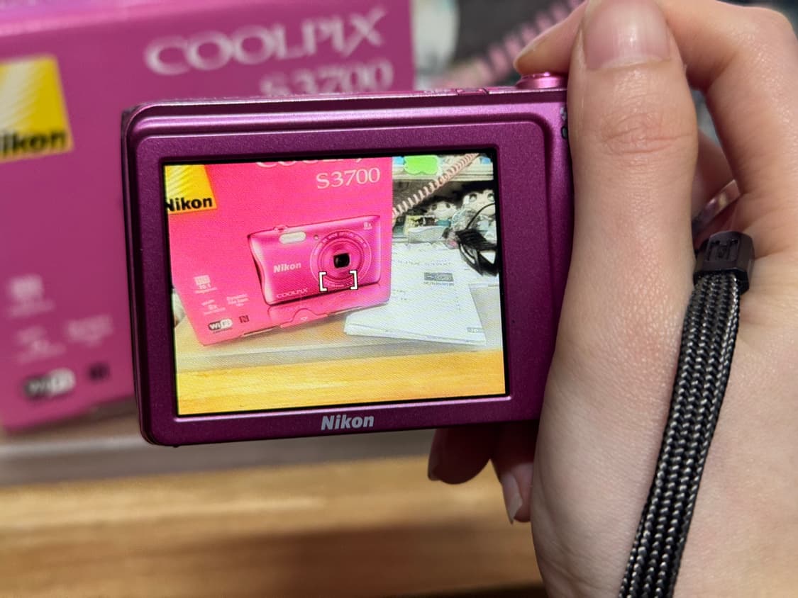 [미품] 니콘 쿨픽스 S3700(S3600) 핑크 빈티지 디카 상품이미지2