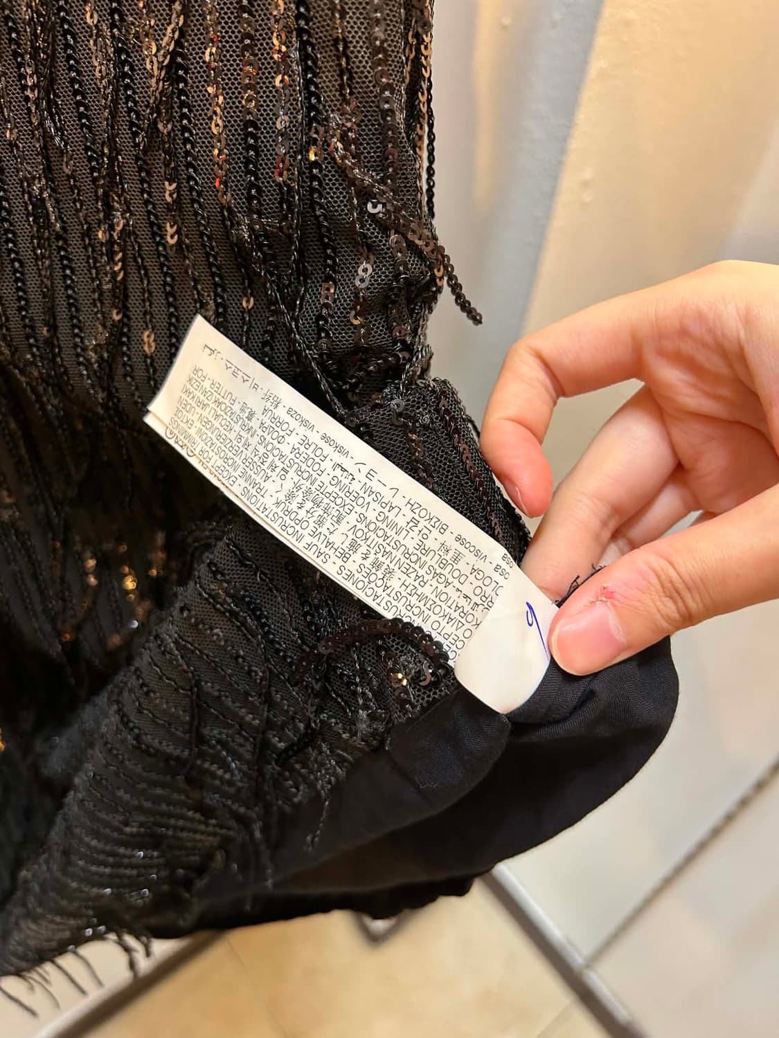 [M] Zara 자라 시퀸지 미니 원피스 상품이미지7