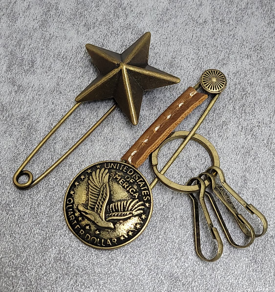 빈티지브로치 키링 세트 상품이미지6