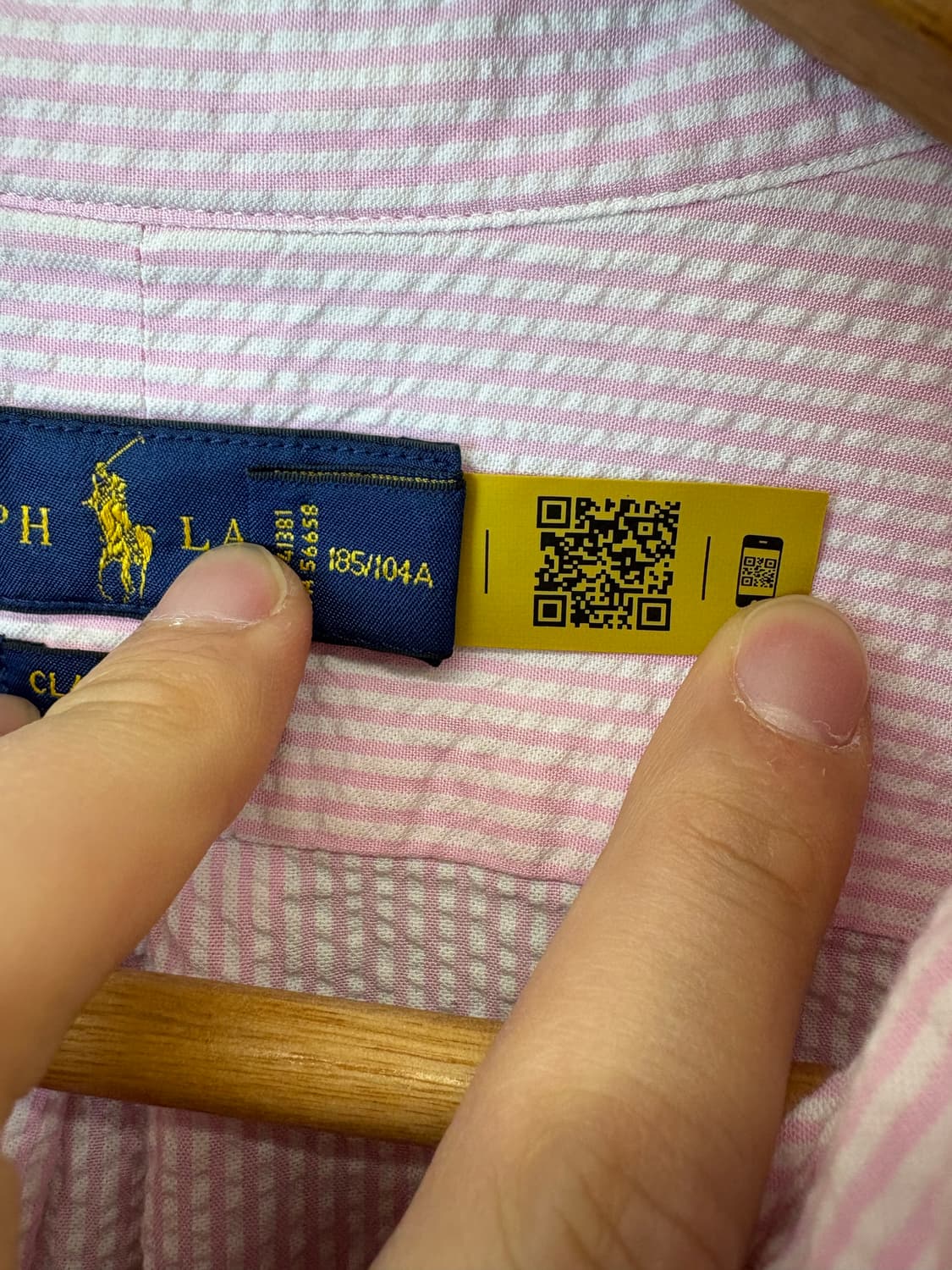 폴로랄프로렌 큐알라벨 시어커서 긴팔 셔츠 상품이미지6