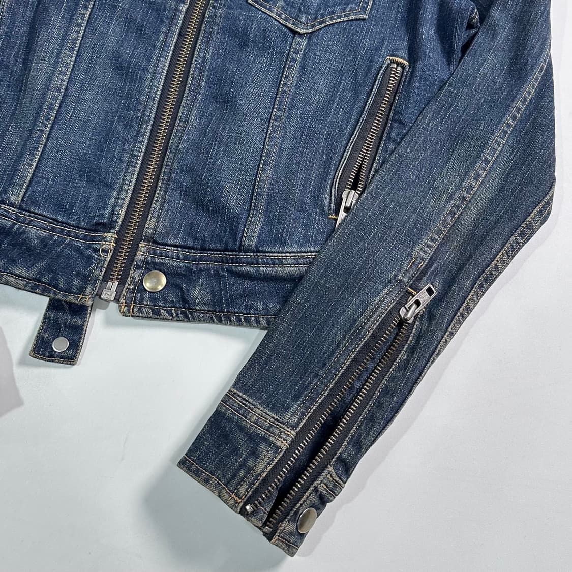 리바이스 우먼스 지퍼디테일 데님 자켓  상품이미지5