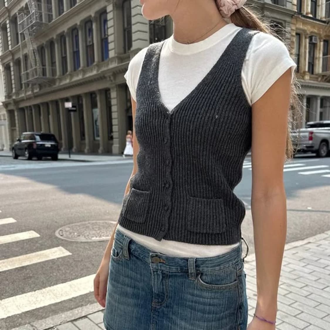 Brandy Melville Knit Vest 상품이미지1