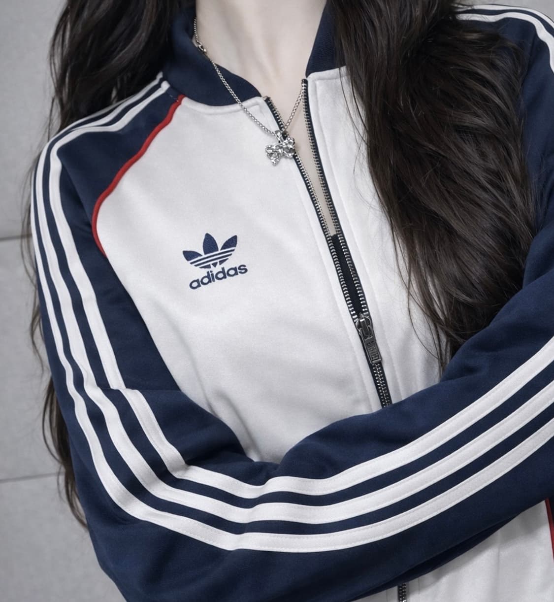 🐰아디다스 화이트 슈퍼스타 트랙탑 져지 저렴🪽 상품이미지1