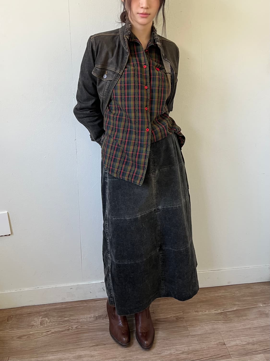 ELLEPLANETE y2k 데님 자켓 상품이미지8