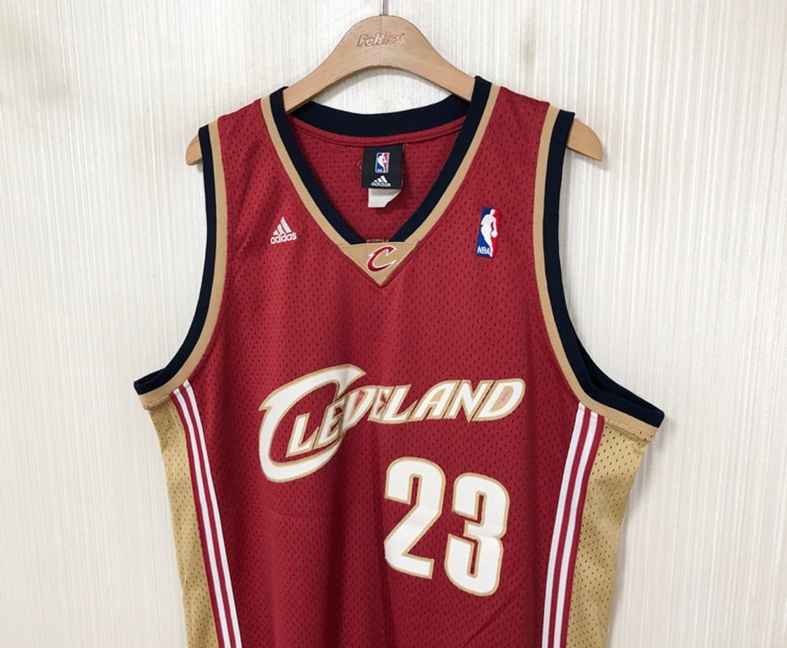 NBA 아디다스 클리블랜드 캐벌리어스 스윙맨져지 L #23 르브론제임스 상품이미지6