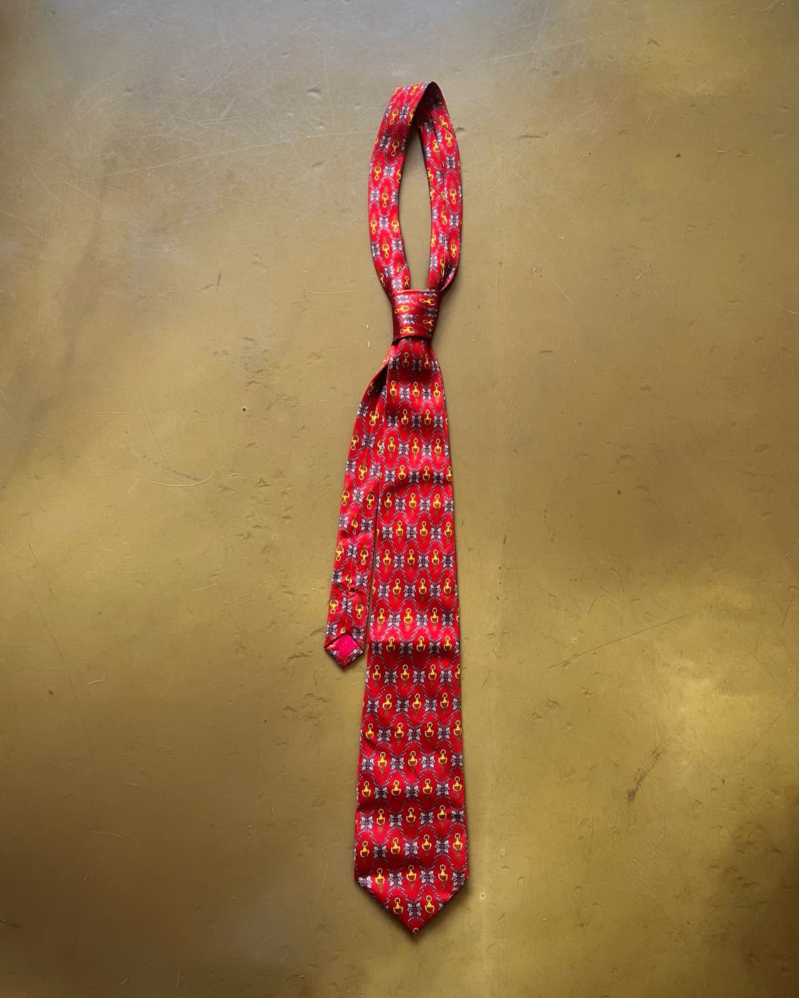 1980-90s NINA RICCI France Old Silk Tie 상품이미지7