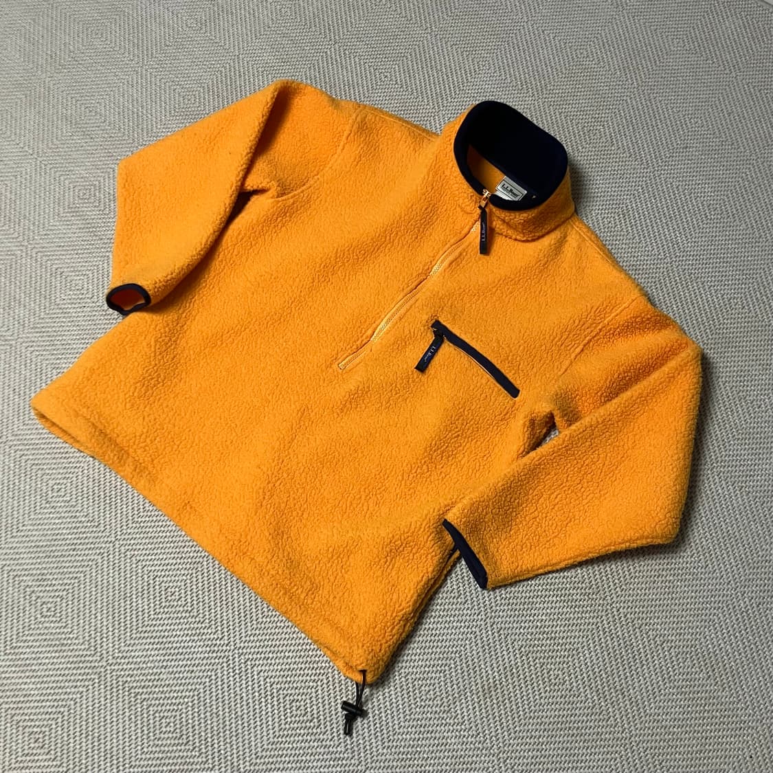 90s 엘엘빈 플리스 후리스 풀오버 아노락 상품이미지2