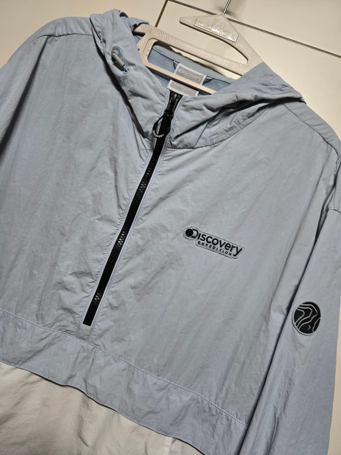 디스커버리 컬러블록 아노락 바람막이 상품이미지3