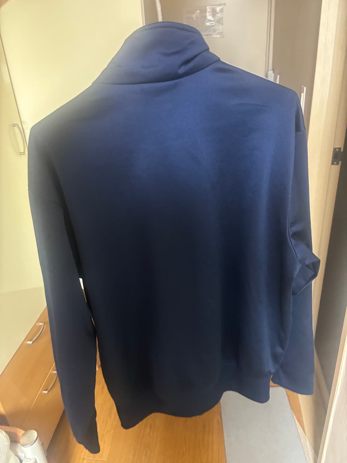 급 아디다스 구파이어버드 져지 네이비 그레이 남색 회색 져지 트랙탑 자켓 상품이미지3