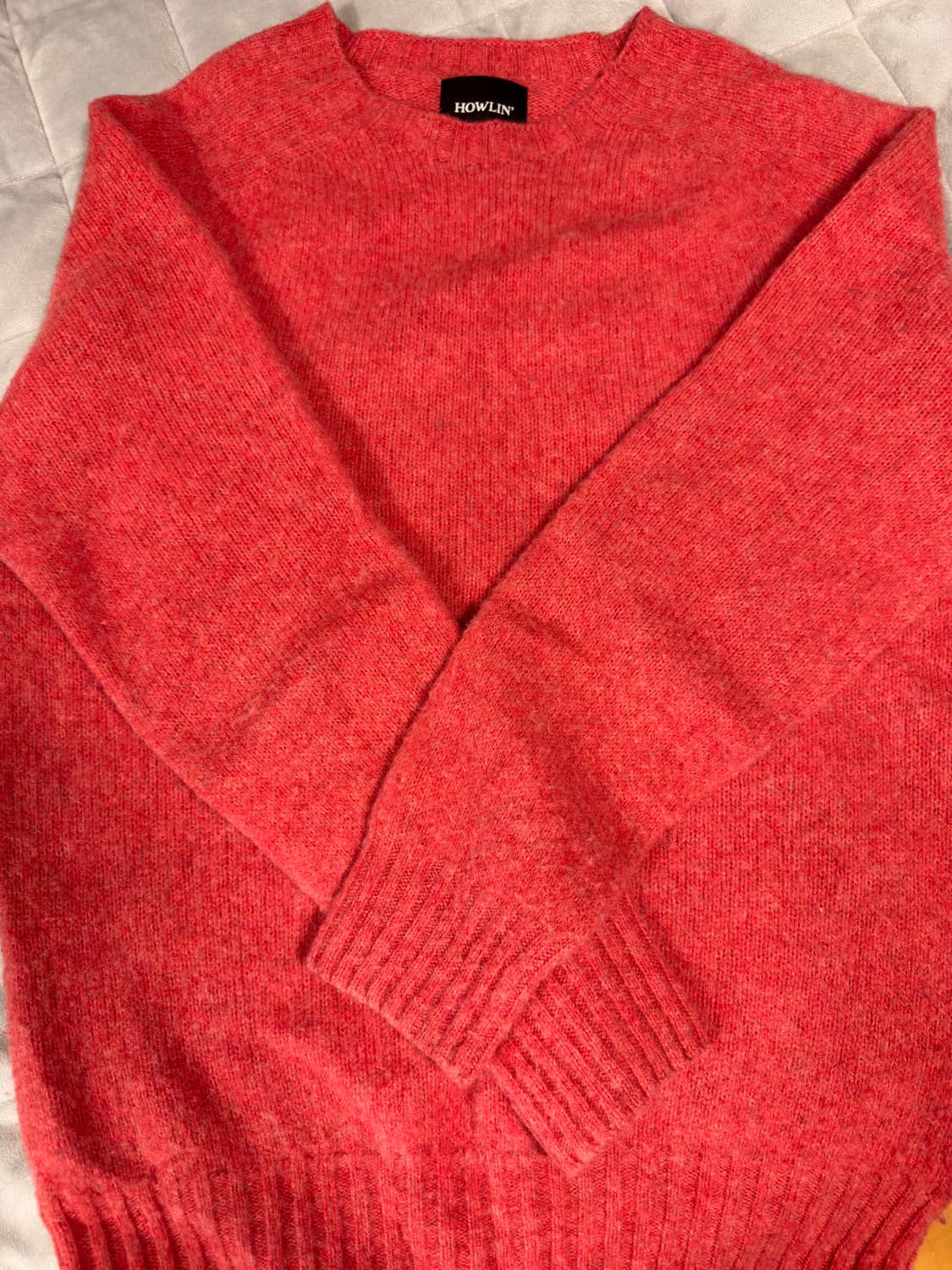 하울린 birth of the cool 쉐기독 니트 로즈쥬스 m 사이즈 상품이미지1