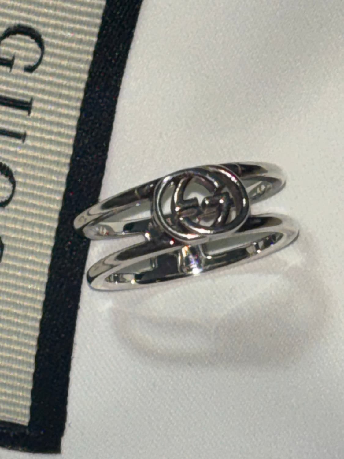 구찌 인터로킹 반지 8호 상품이미지2