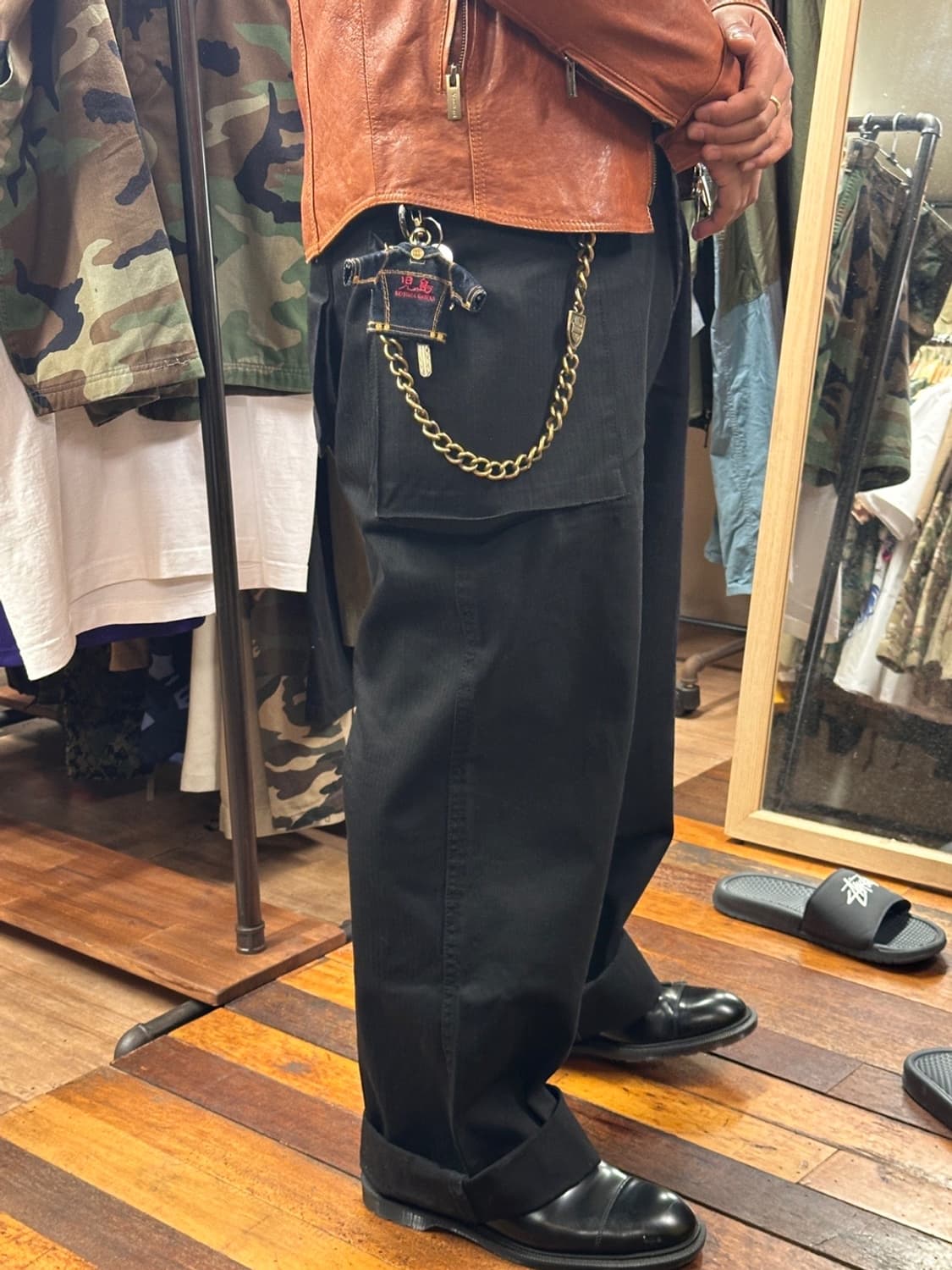 USN P44 Monkey Pants Reproduction Black 상품이미지4
