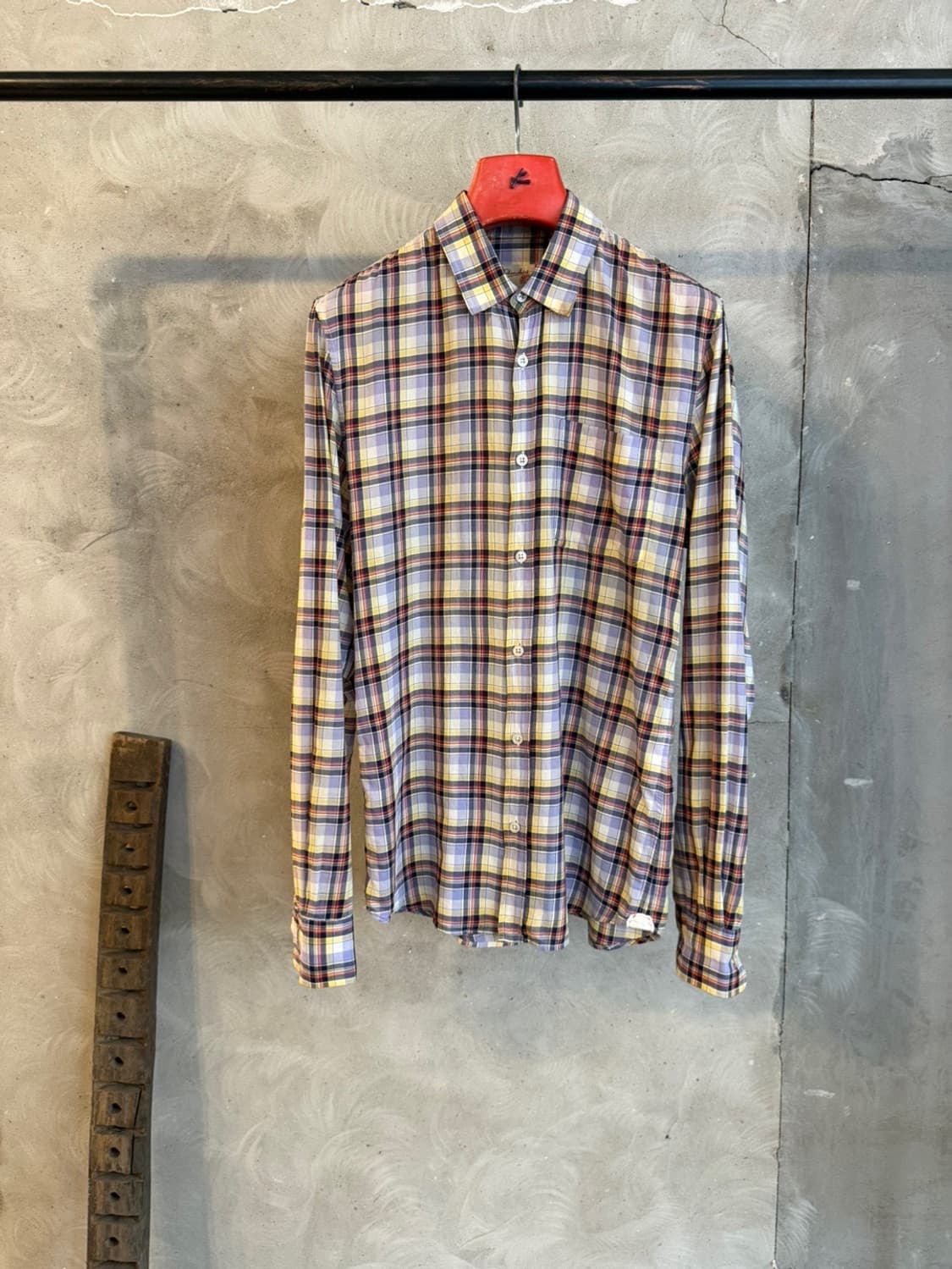 글랜셔츠 마드라스 셔츠 100 상품이미지5