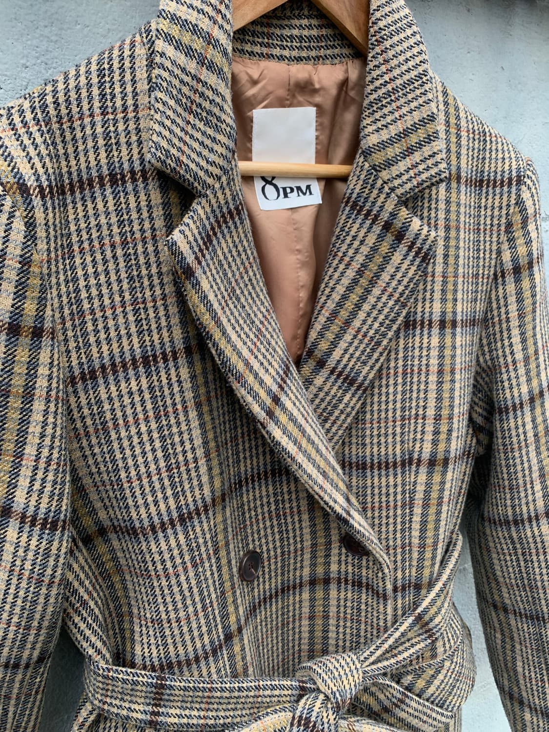 8PM 체크 코트 상품이미지5