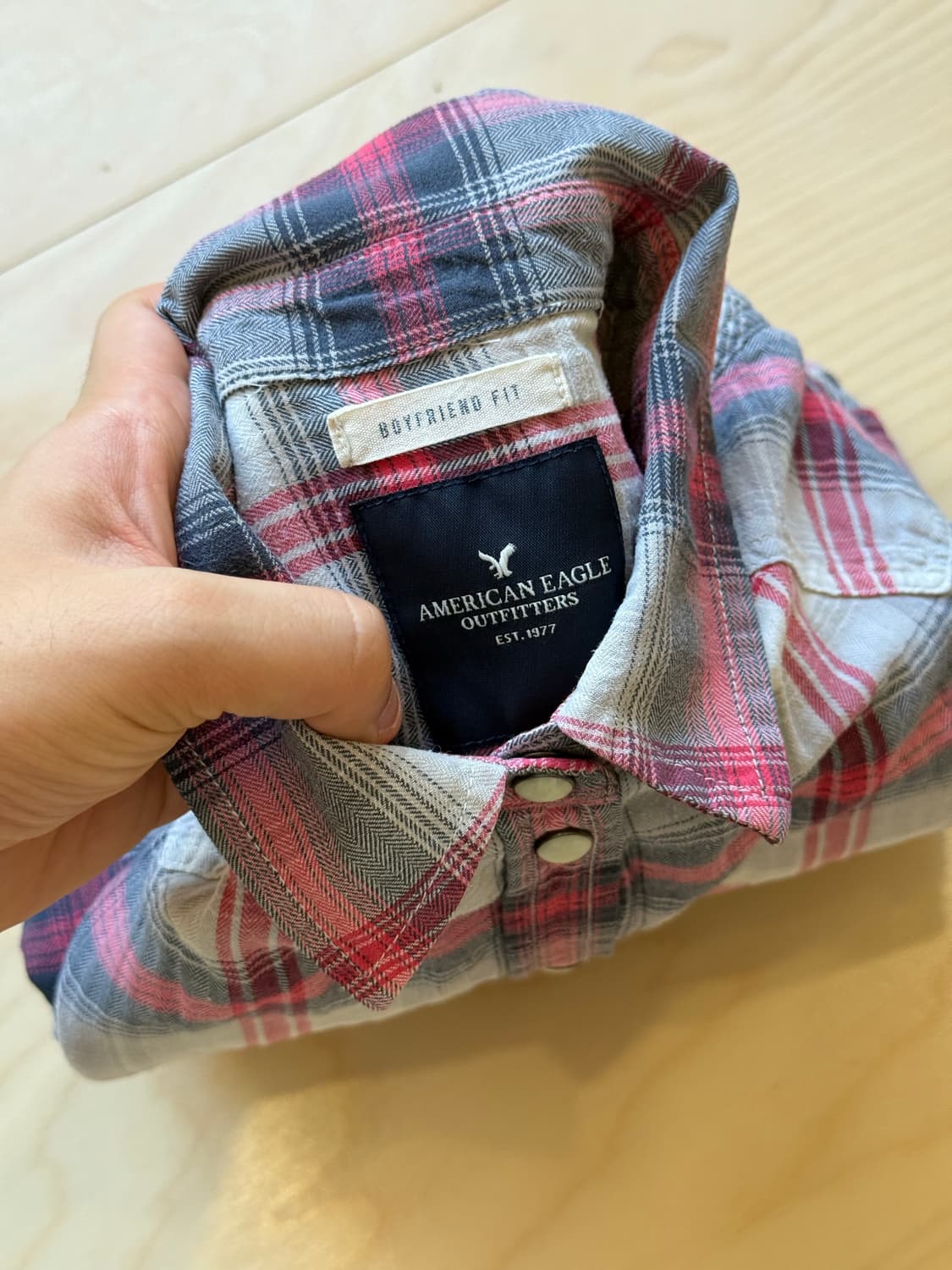 American Eagle western check Shirt 상품이미지2