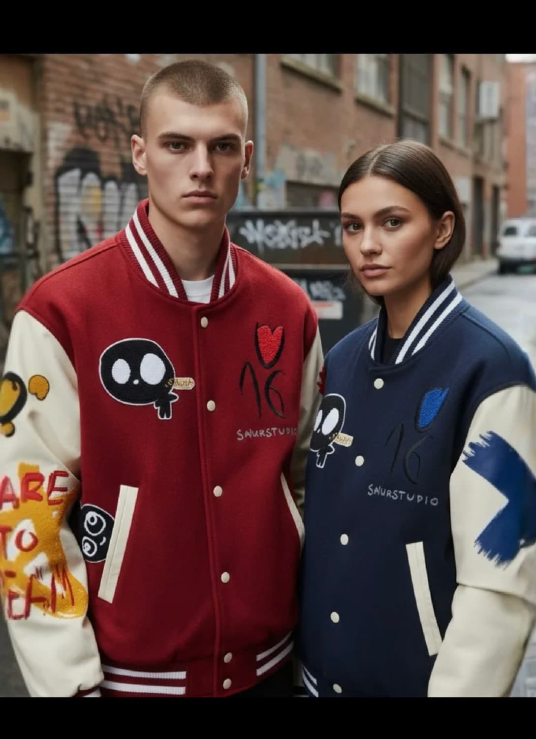 🧥 수아트(XHUA'T) 바시티 자켓 레드 M 판매합니다(남여공용)  상품이미지1