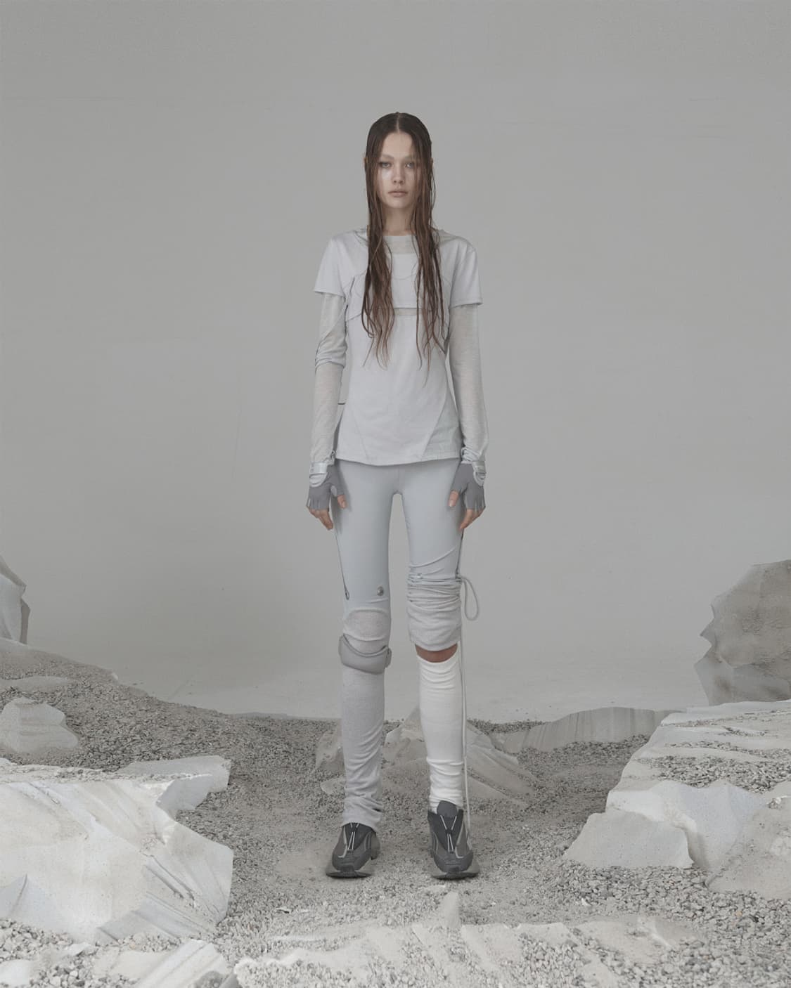 Layered Shoulder Strap Long Sleeves 상품이미지5