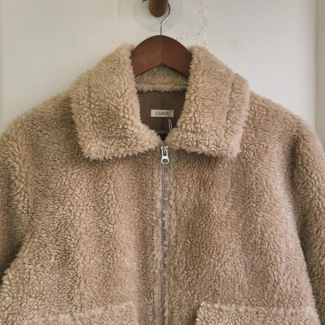 Carol 양털 숏무스탕 상품이미지3