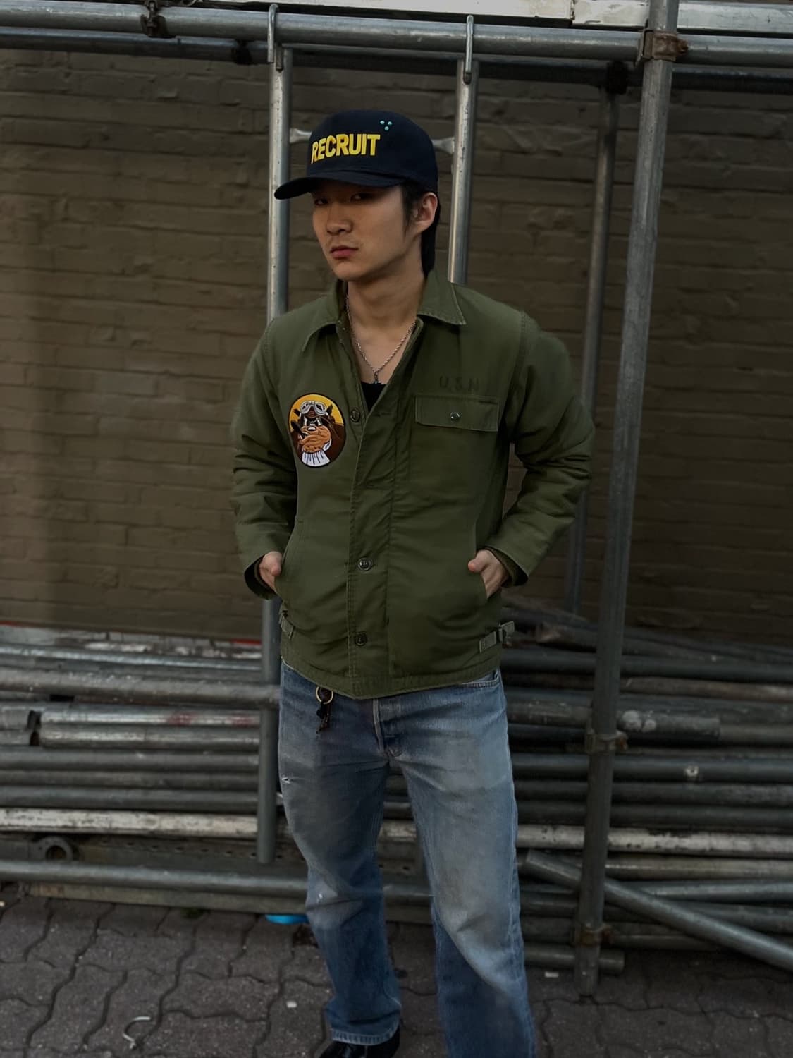 1968 오리지널 USN A-2 덱 재킷 (N-1의 후속 모델) 상품이미지3