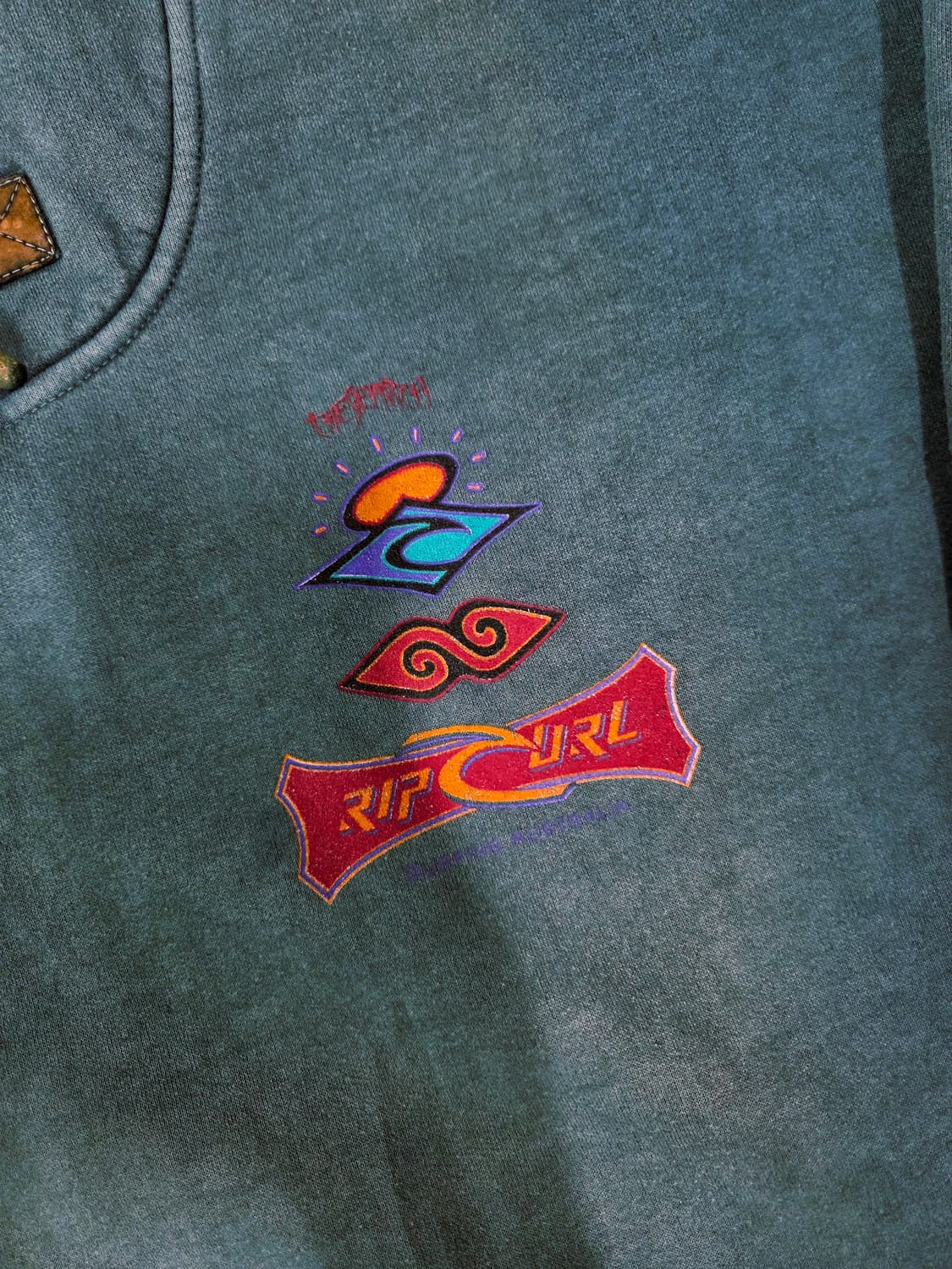 RIP CURL 러기드 블루 하이넥 롱 슬리브 티셔츠 상품이미지4