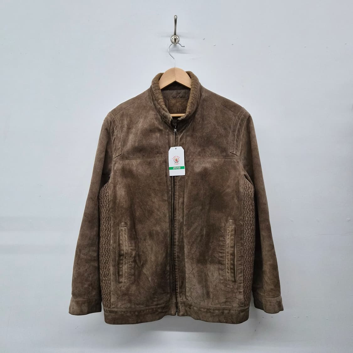 브라운 소가죽 자켓 남성 L 상품이미지1