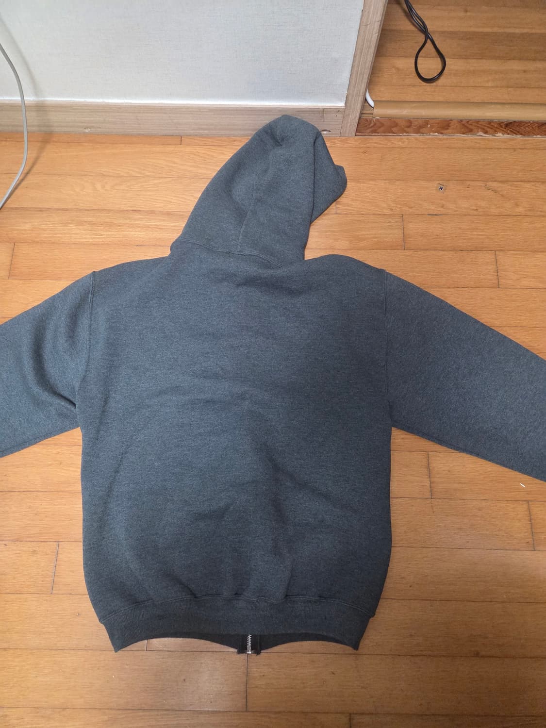 00s 러셀 후드집업 다크그레이 상품이미지2