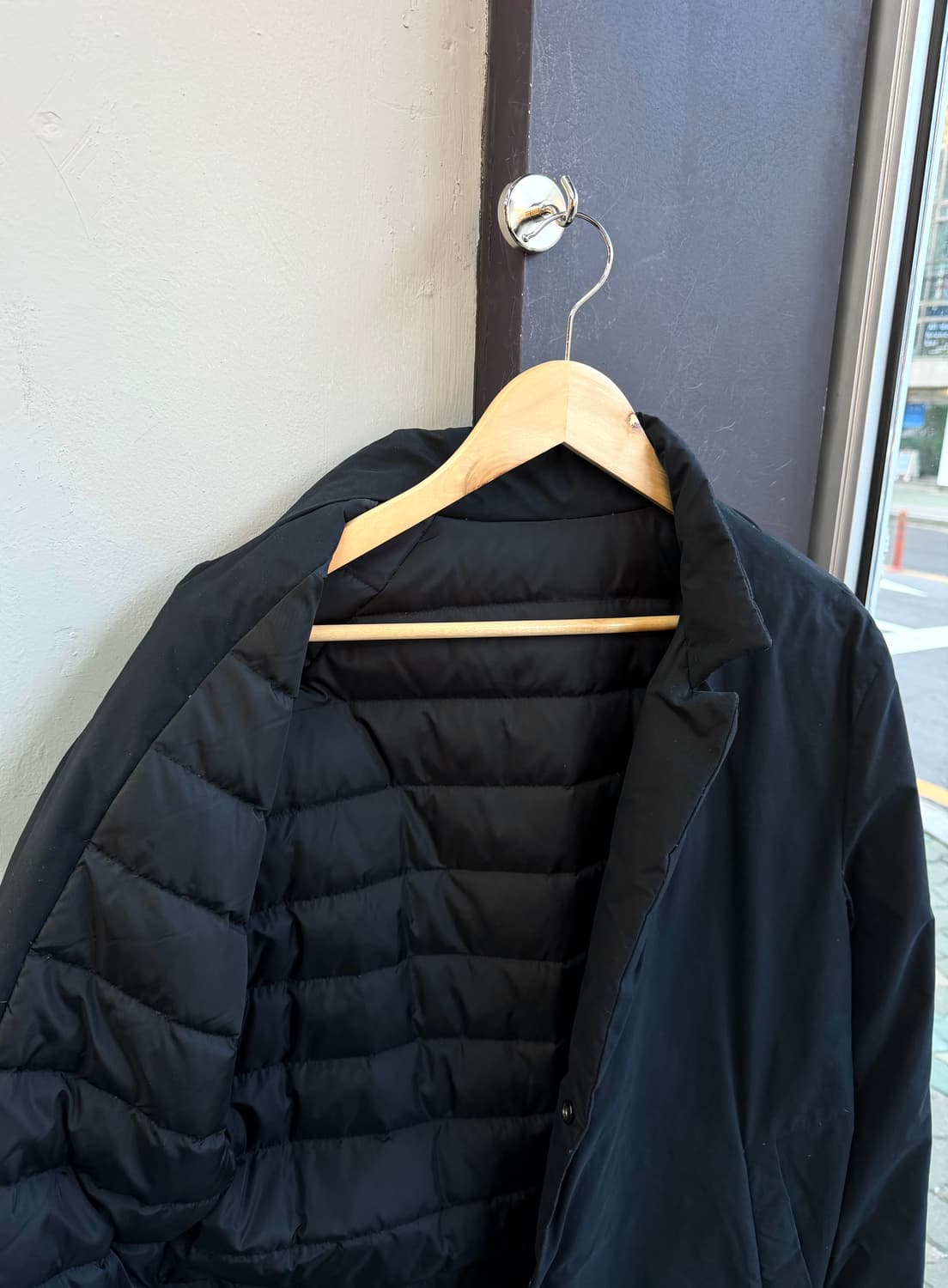 95~100/ 시스템옴므 구스다운 패딩 코트자켓 상품이미지5