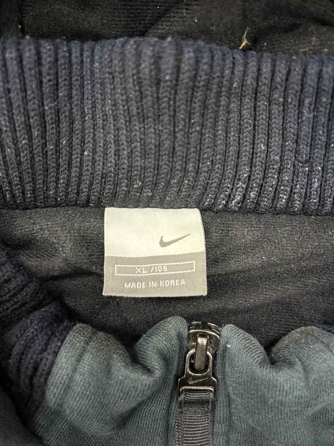 나이키 00s 솔로 스우시 올드스쿨 코튼 아방핏 패딩 퀄티드 자켓 점퍼( 상품이미지4