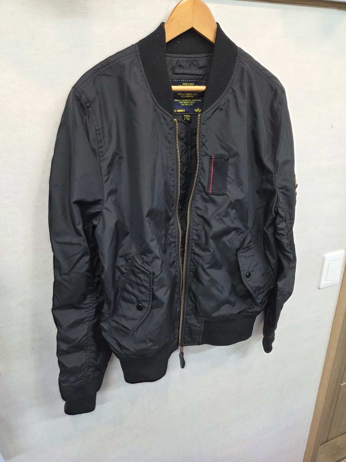 알파인더스트리 스카이마스터 마원 항공자켓 m 상품이미지6