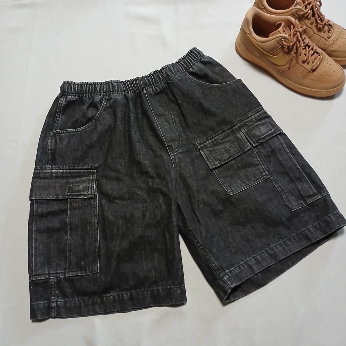 에스피오나지 필드 51 데님 흑청 반바지 버뮤다 상품이미지4