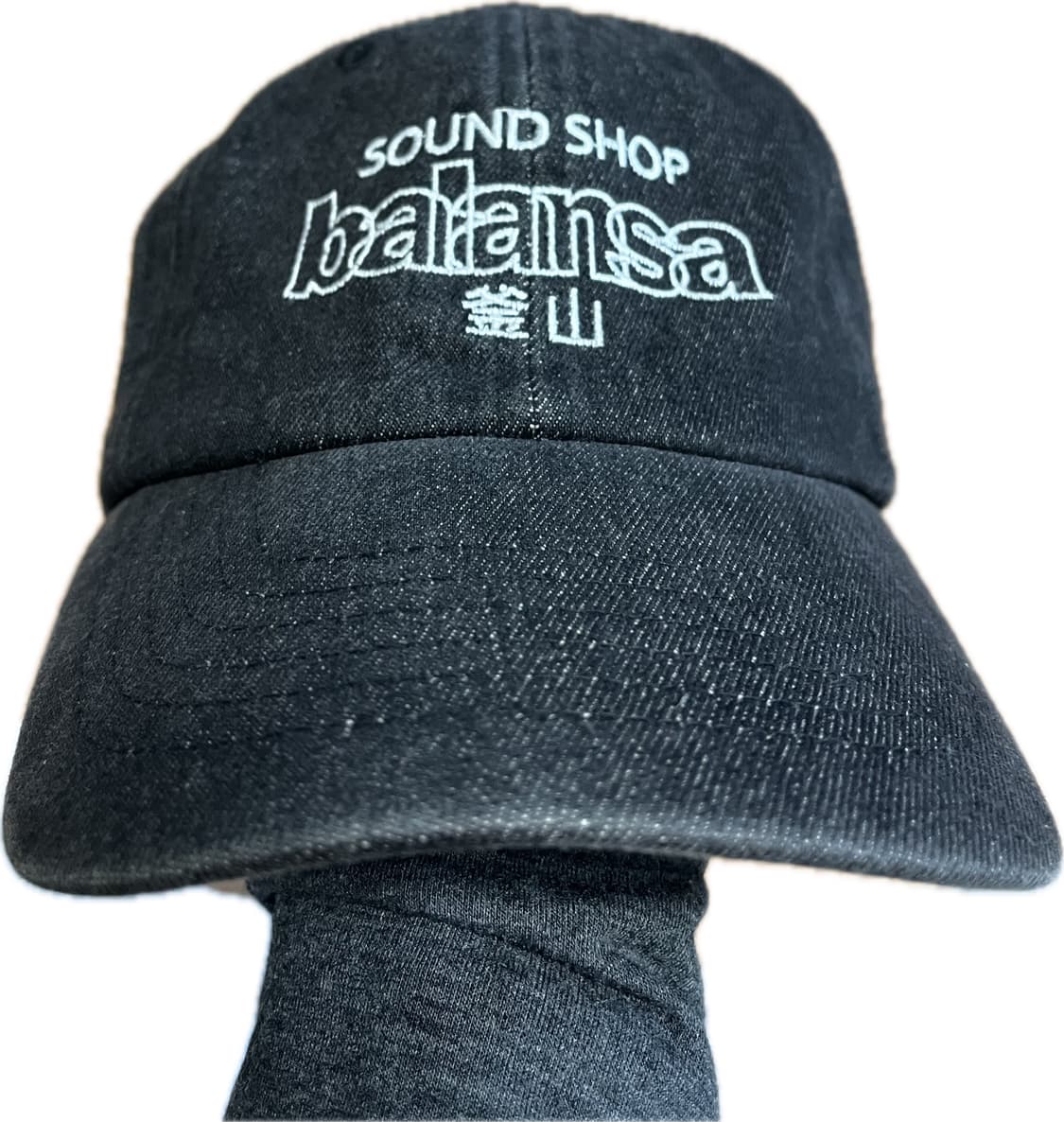 발란사 데님 볼캡 블랙 상품이미지1