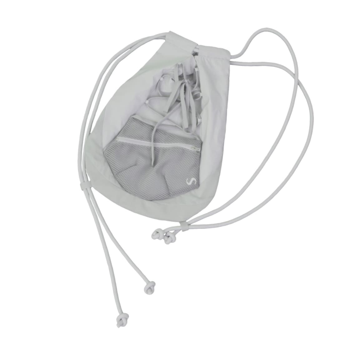 오호스 Detachable Pocket Gym Sack / Grey 상품이미지4