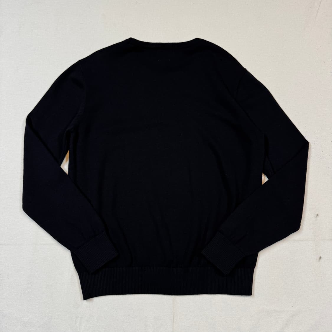 XL) 폴로 랄프로렌 라운드넥 코튼 니트 블랙 상품이미지6