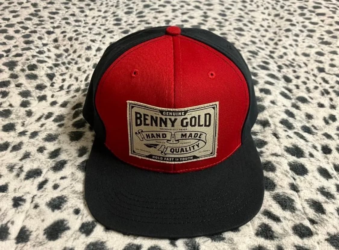 10s USA 베니골드 캡 모자 스냅백 스트릿 스케이트 픽시 서브컬처 상품이미지1
