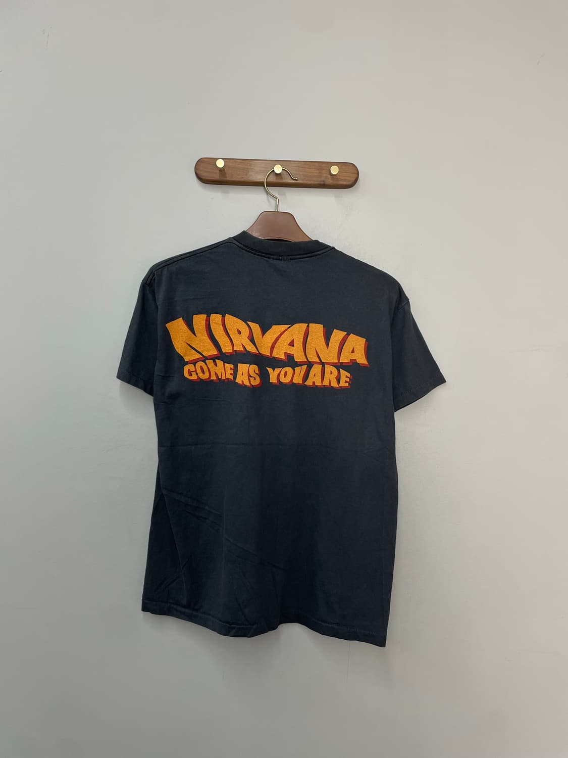 빈티지 너바나 밴드 프린팅 반팔 H2539 상품이미지4