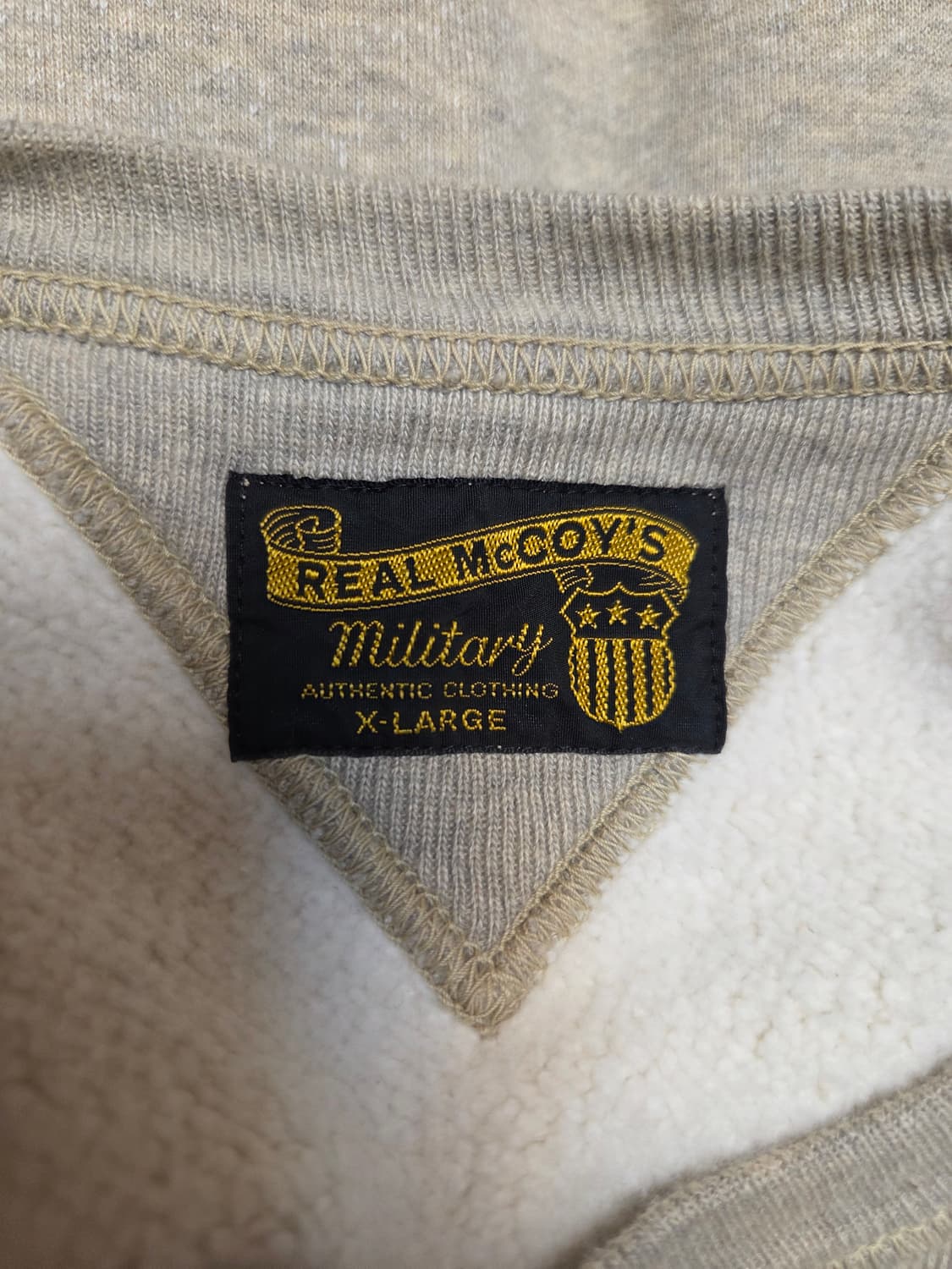 리얼맥코이 밀리터리 루프휠 스웻셔츠 상품이미지6