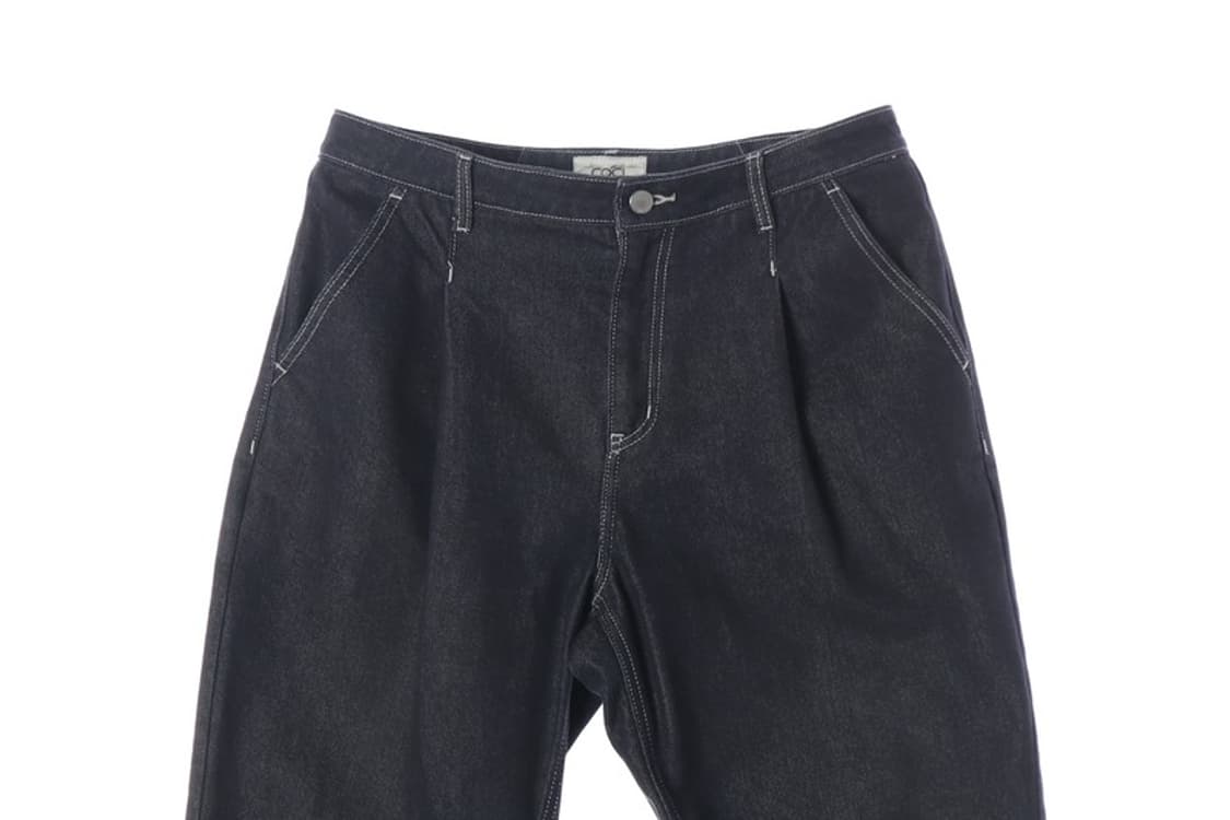 커스텀어클락 원턱 와이드 데님 팬츠 32 상품이미지3