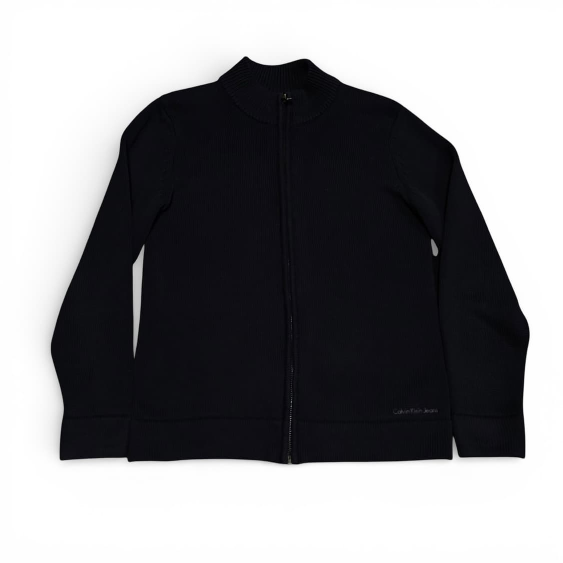 S 캘빈클라인 CK 블랙 니트집업 상품이미지1