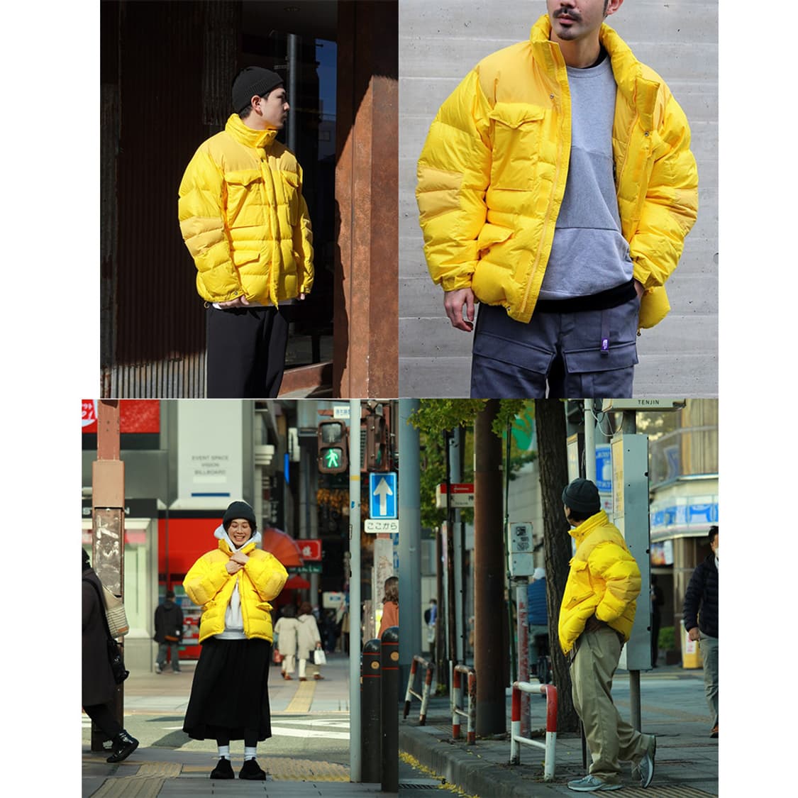 노스페이스 퍼플라벨 필드 다운 자켓 L(105)사이즈 옐로우 상품이미지3