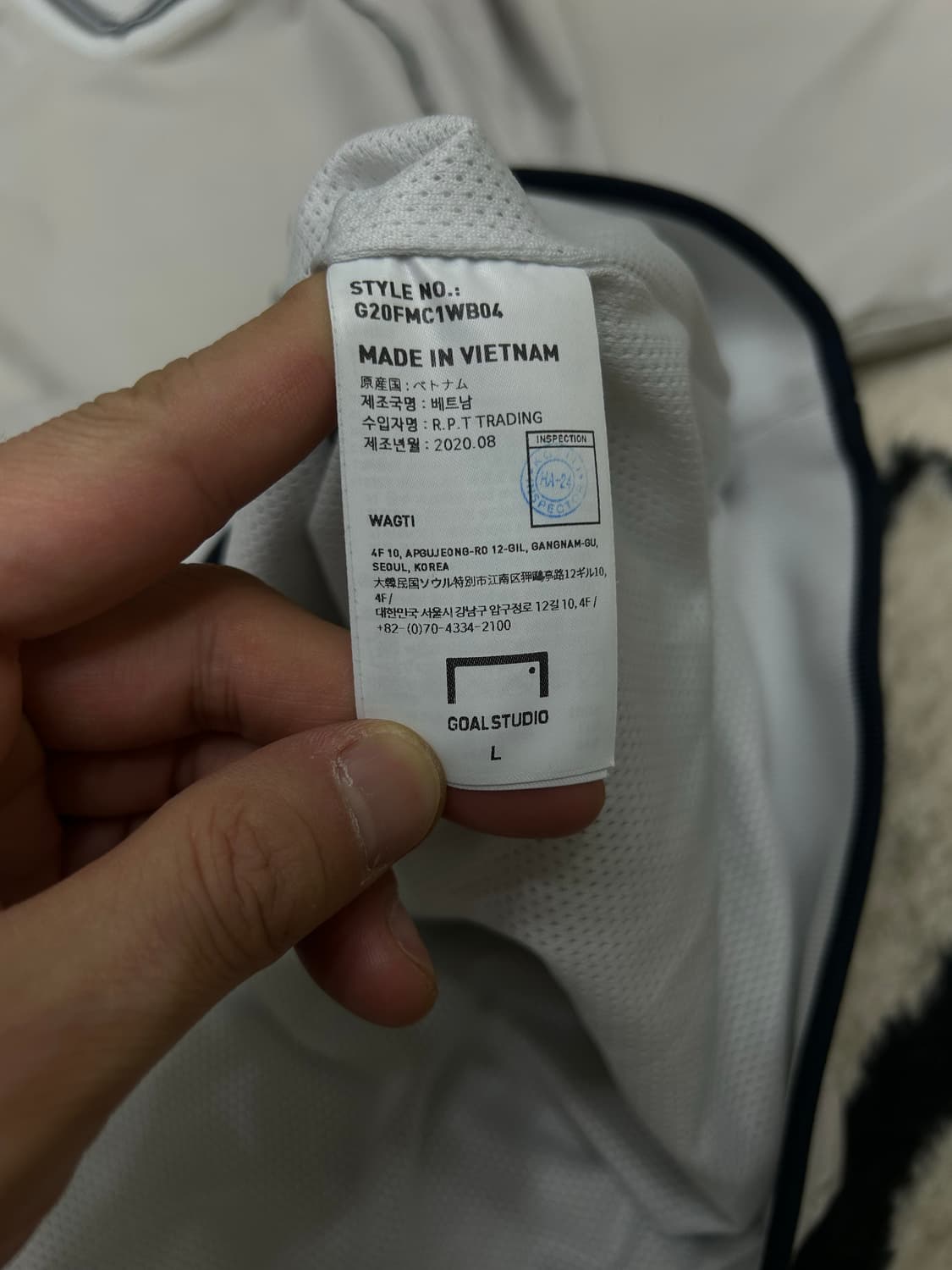 [L]골스튜디오 나일론 V넥 웜업 상품이미지4