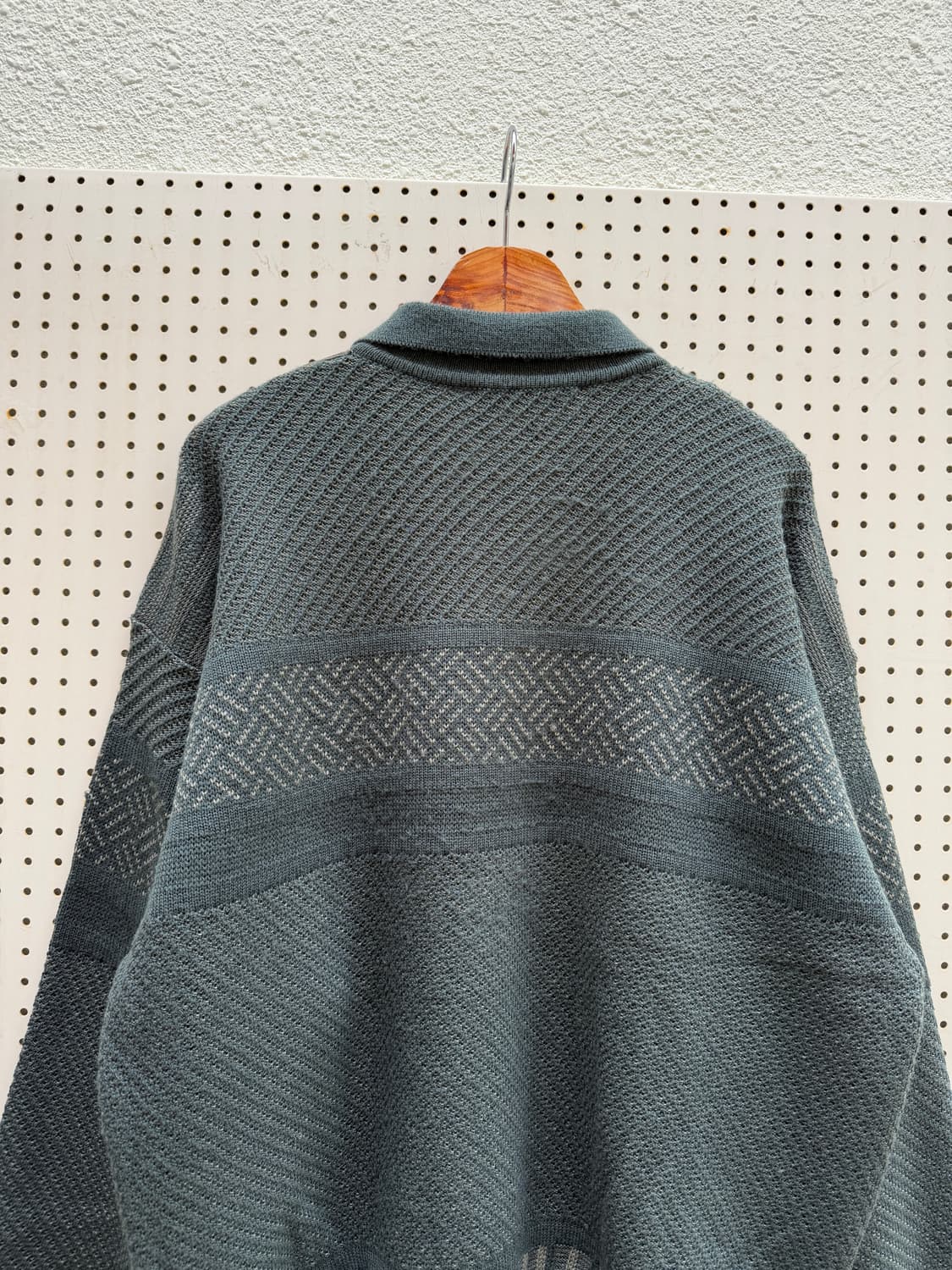 1990s LANVIN PARIS SUEDE LEATHER 랑방 스웨터 상품이미지9